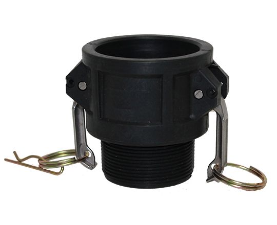 Poly Propylene Camlock Type B - Female Camlock x Male BSP
