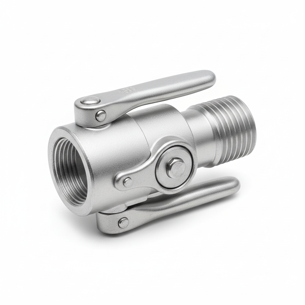 Aluminium Camlock Type E - Male Camlock x Hose barb