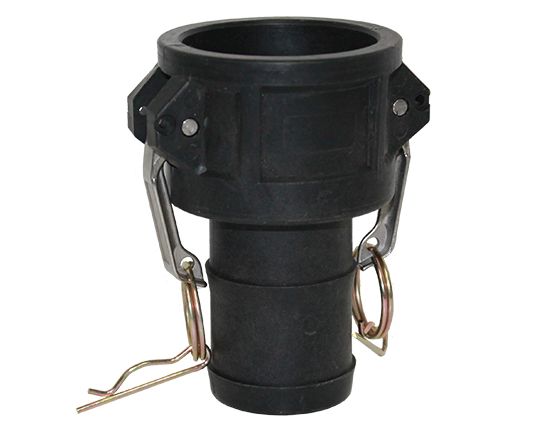 Poly Propylene Camlock Type C - Female Camlock x Hose barb